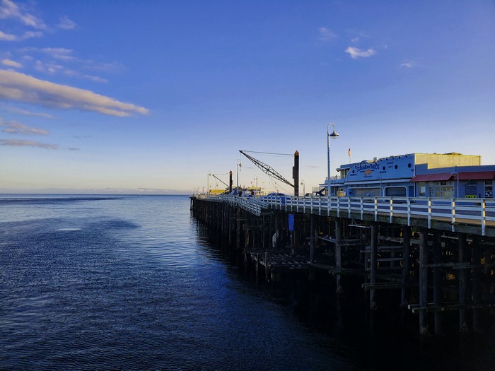 Santa Cruz Pier at sunset
