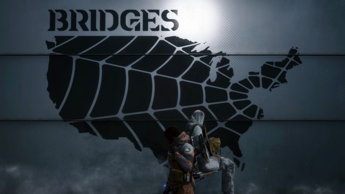 Death Stranding Bridges map screen shot