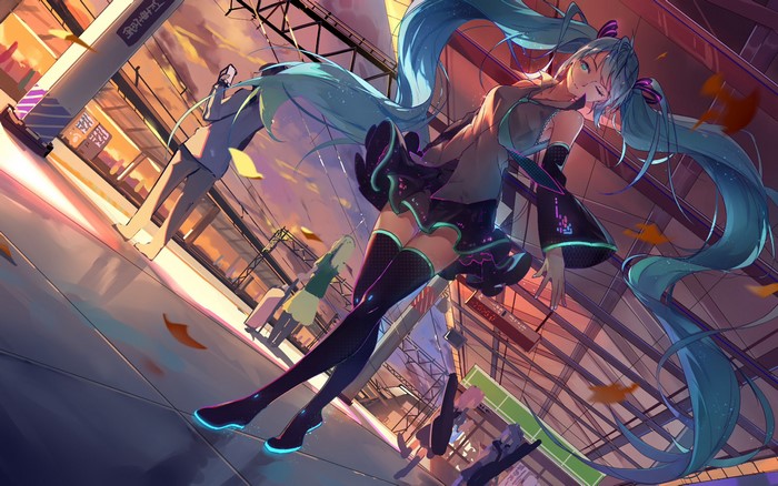 Hatsune Miku from Vocaloid