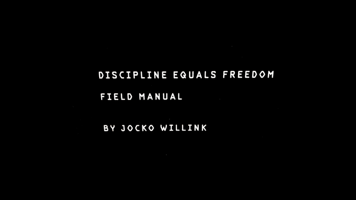 Discipline Equals Freedom Field Manual by Jocko Willink