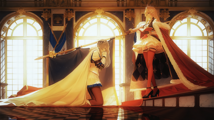 Richelieu and Saint Louis from Azur Lane
