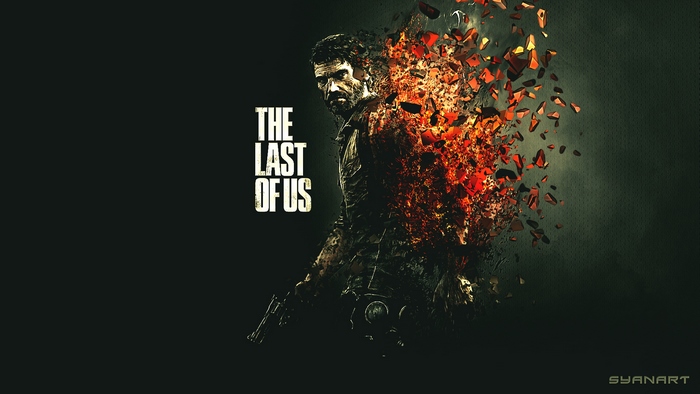 The Last of Us Joel Exploding Art