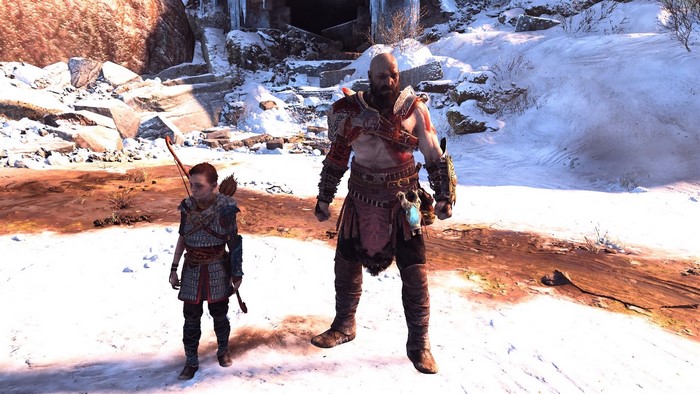 Kratos and Atreus from God of War (2018)