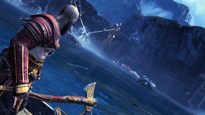 Kratos from God of War with Leviathan Axe