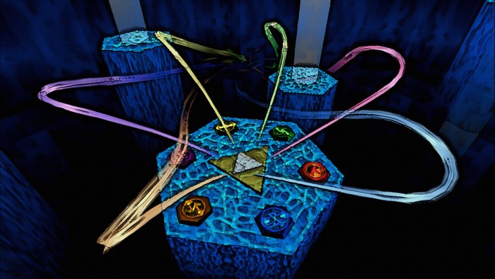 The Legend of Zelda: Ocarina of Time Triforce pedestal