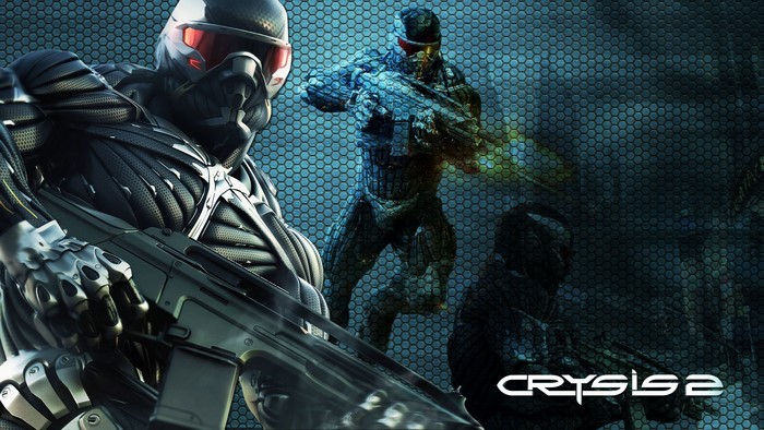 Crysis 2 soldiers with assault rifles