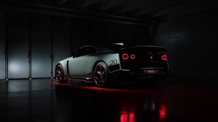 Nissan GT-R50 by Italdesign in low light