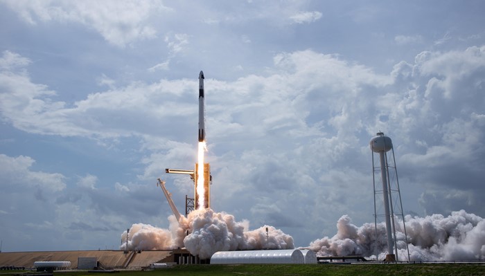 SpaceX rocket launch from Cape Canaveral