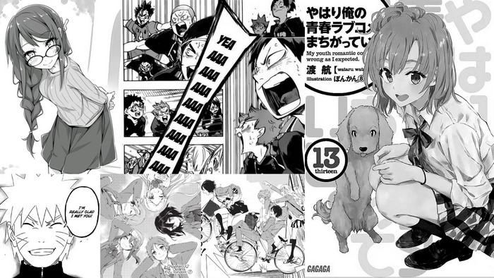 Naruto Uzumaki, Haikyuu!!, Yahari Ore no Seishun Love Comedy wa Machigatteiru, anime characters