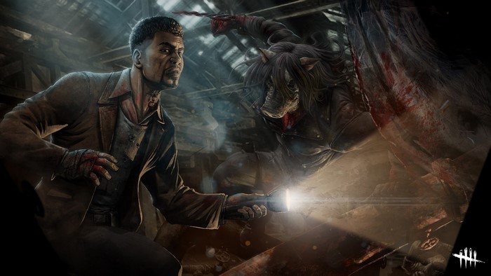 Dwight Fairfield and The Pig from Dead by Daylight
