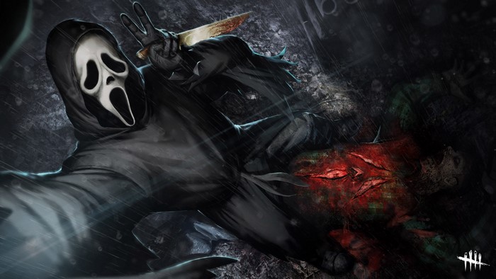 Ghostface from Dead by Daylight with Knife and