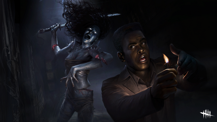 The Spirit and Dwight Fairfield from Dead by Daylight