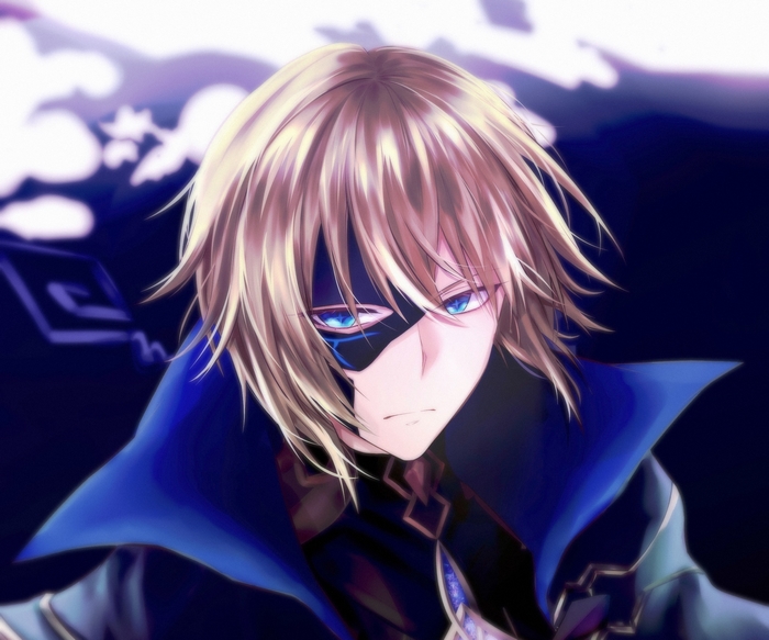 Dainsleif from Genshin Impact with a mask