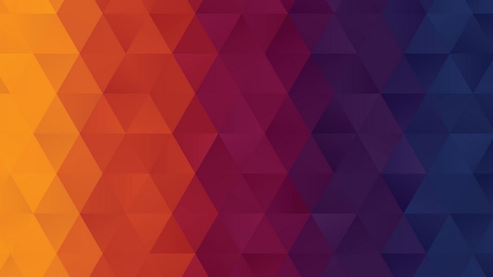Colorful abstract geometric triangle pattern