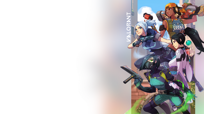 Valorant characters Jett, Raze, Sage, and Viper