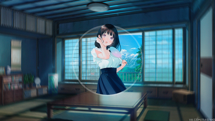 4K Chitanda Eru from Anime