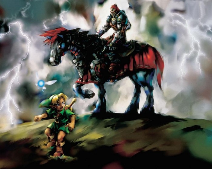 Link and Ganondorf from The Legend of Zelda: Ocarina of Time