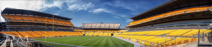 Panorama of Heinz Field Stadium in Pittsburgh