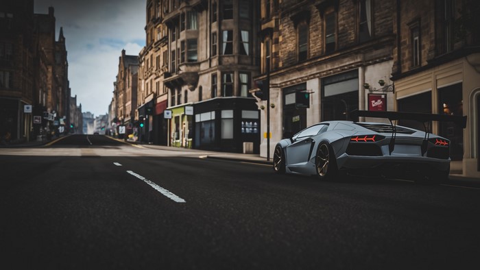 Lamborghini Aventador LP700-4 by Liberty Walk in Forza Horizon 4