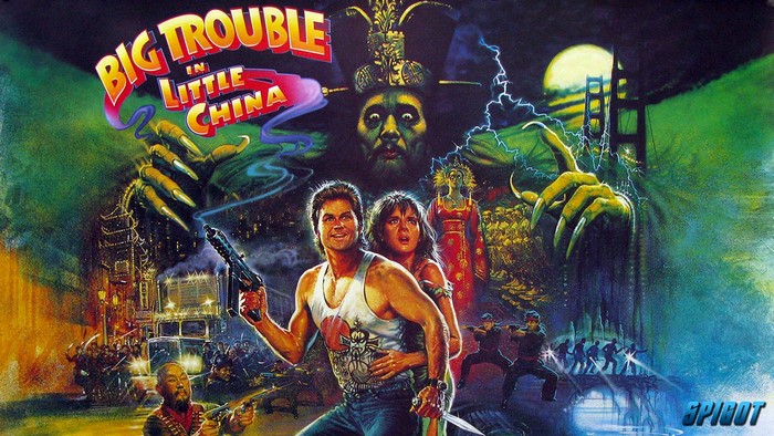 Big Trouble in Little China movie poster with Jack Burton