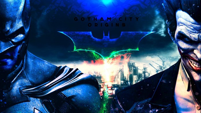 Batman and Joker from Gotham City Origins