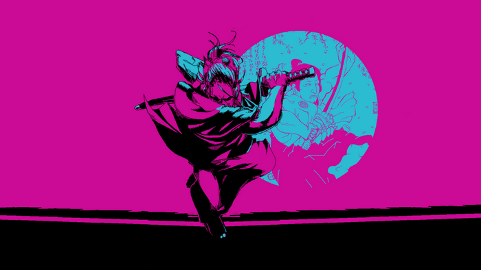 Samurai with Katana from Katana Zero