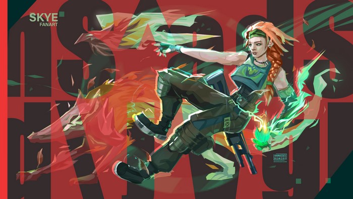 Skye Fanart from Valorant