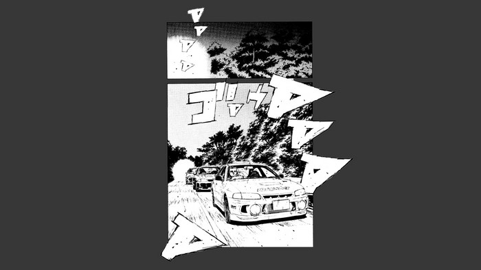 4K Mitsubishi Lancer from Initial D