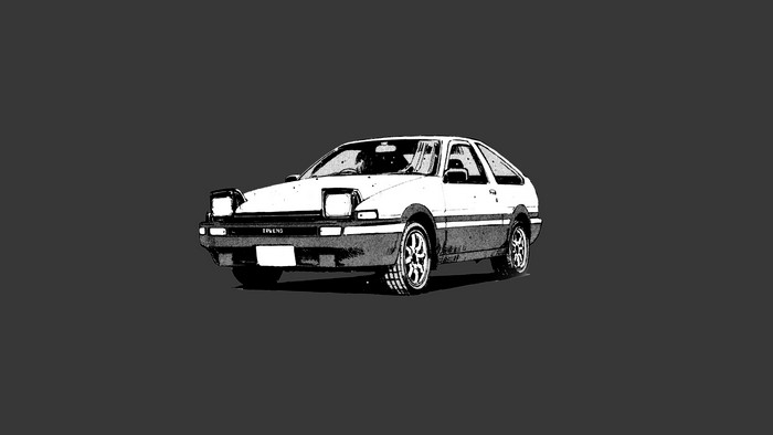 4K Toyota AE86 Trueno with Pop-up Headlights
