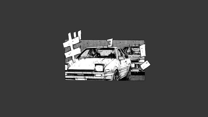 Initial D Toyota AE86 Trueno