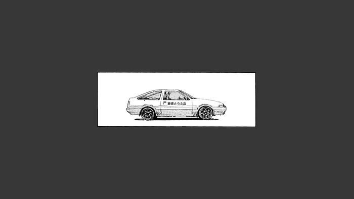 Initial D Toyota AE86 Trueno