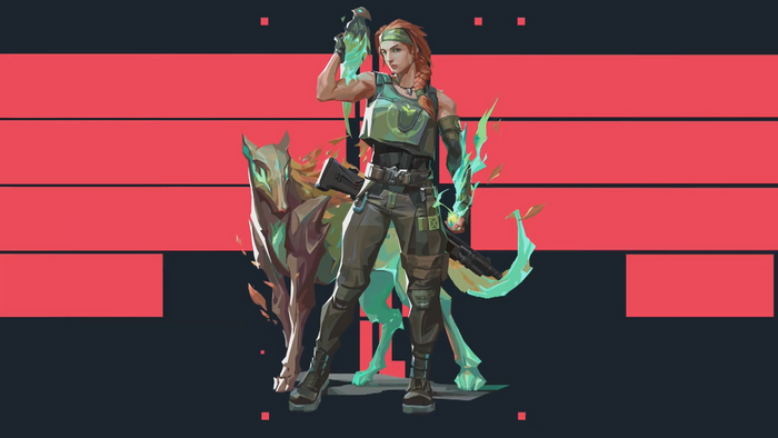 Skye and Spirit Wolf from Valorant