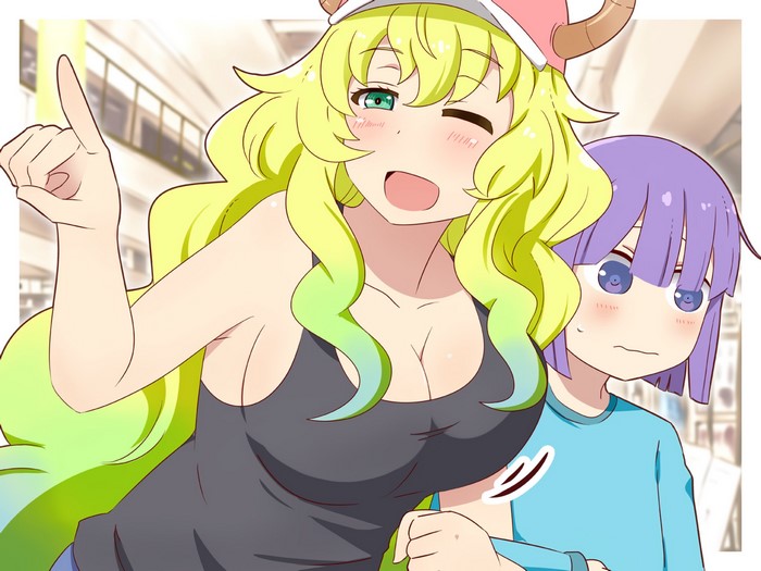 Lucoa and Kanna from Miss Kobayashi's Dragon Maid