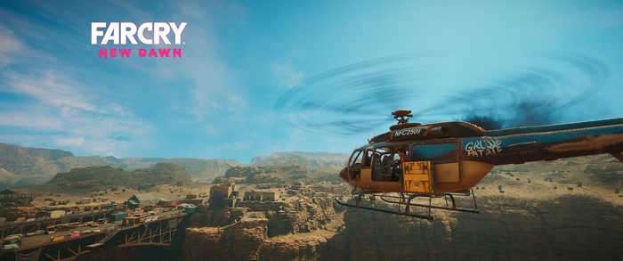 Helicopter in Far Cry New Dawn