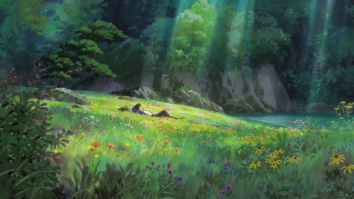 Nature Scene from Karigurashi no Arrietty