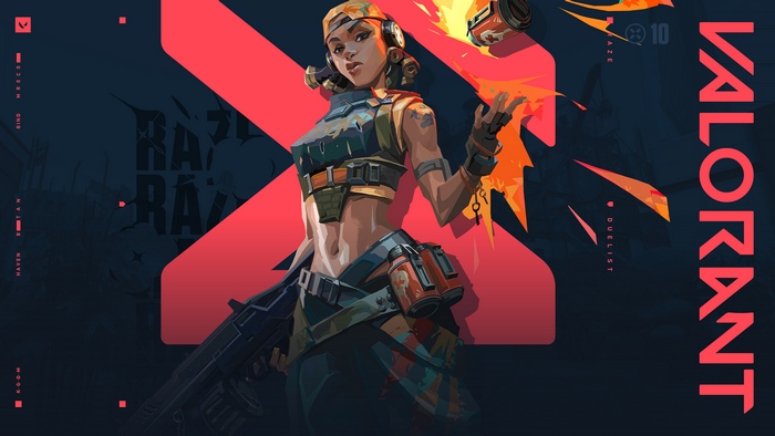 Raze from Valorant 4K