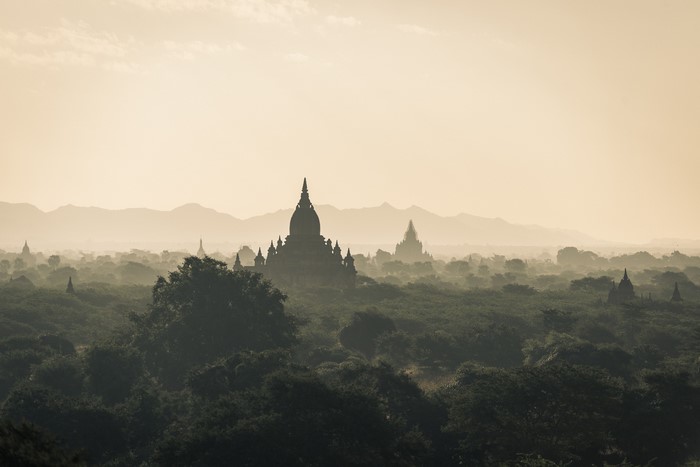 Temples of Bagan, Myanmar Landscape