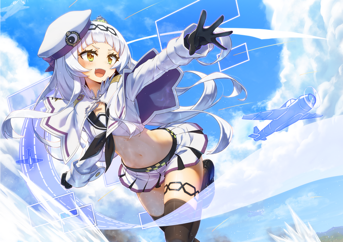 Murasaki Shion from Hololive and Azur Lane