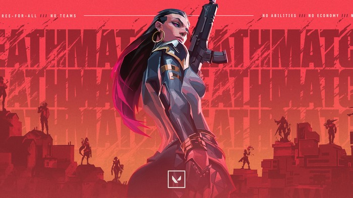 Reyna from Valorant in Deathmatch Mode