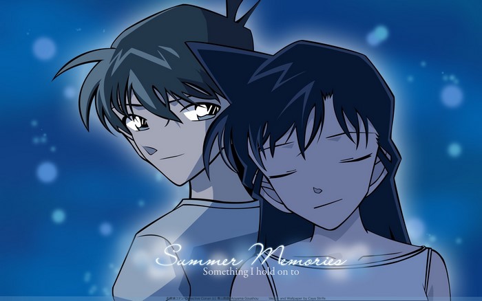 Shinichi Kudo and Ran Mouri from Detective Conan