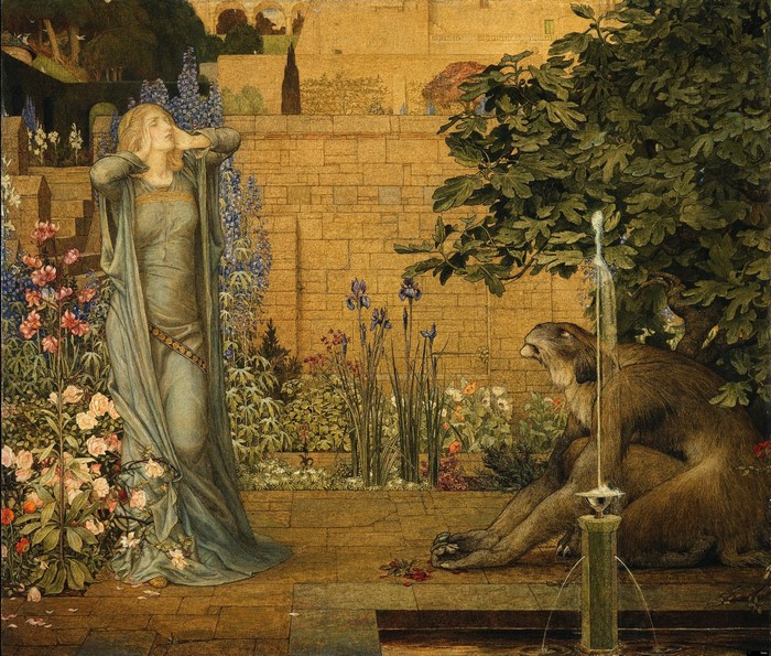 Beauty and the Beast by Joseph Edward Southall