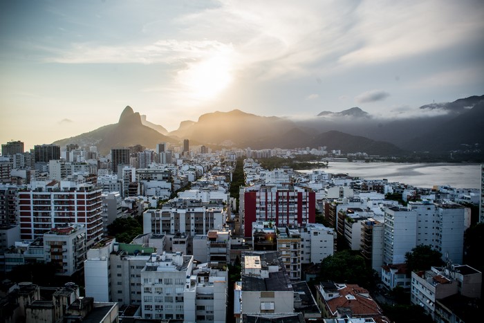 4K Cityscape of Rio de Janeiro at Sunset