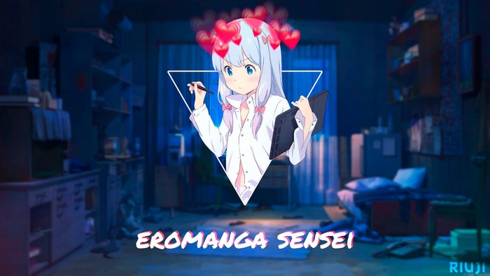 Sagiri Izumi from Eromanga-sensei holding a tablet