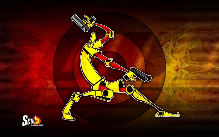 Scud the Disposable Assassin with guns