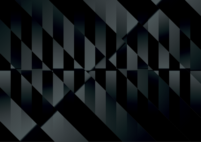 Abstract Geometric Shapes in Black and Gray