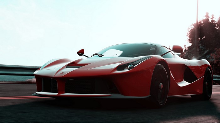 Red Ferrari LaFerrari in Project Cars 2