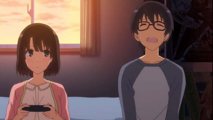 Megumi Kato and Tomoya Aki from Saekano