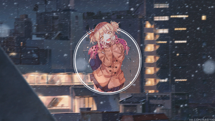 4K Himiko Toga from Boku no Hero Academia in snow