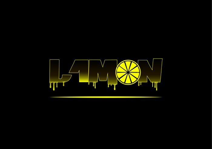 Lemon Logo with Drips