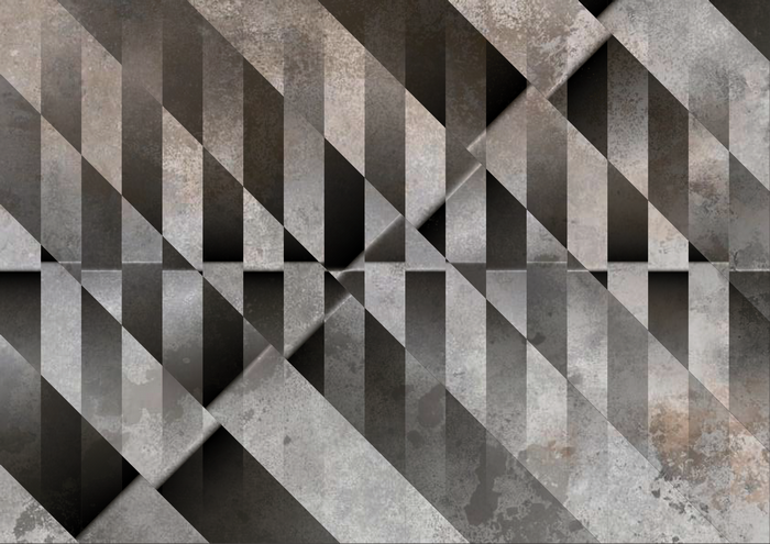 Abstract Geometric Shapes Digital Art